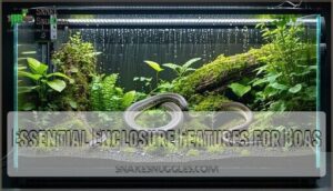 essential enclosure features for boas