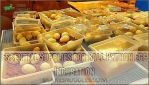essential supplies for ball python egg incubation