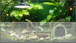 essential supplies for your new snake