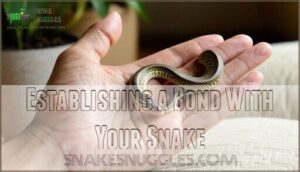 establishing a bond with your snake