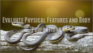 evaluate physical features and body proportions