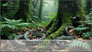 evergreen forests