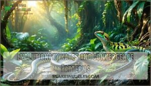 evolutionary rates and convergence patterns
