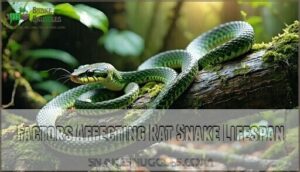 factors affecting rat snake lifespan