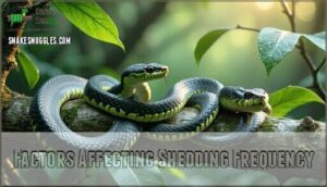 factors affecting shedding frequency