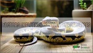 factors influencing ball python prices