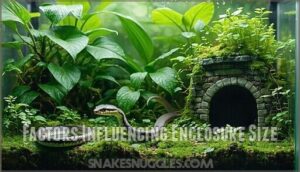 factors influencing enclosure size