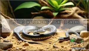 factors influencing hognose snake behavior
