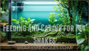 feeding and caring for pet snakes