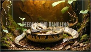 feeding and handling