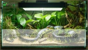 feeding and shedding guidelines