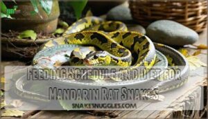 feeding schedule and diet for mandarin rat snakes