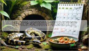 feeding schedule consistency