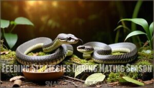 feeding strategies during mating season