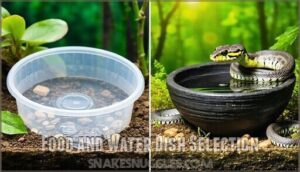 food and water dish selection