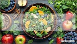 foods to avoid and preparation tips