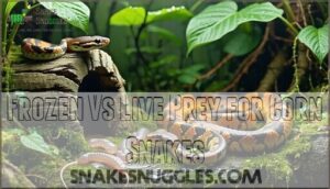 frozen vs live prey for corn snakes