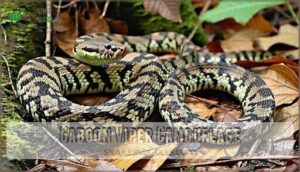 gaboon viper camouflage