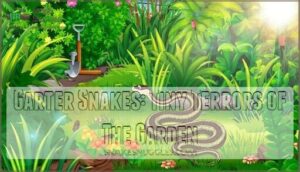 garter snakes: tiny terrors of the garden