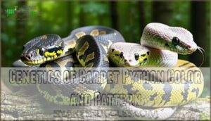 genetics of carpet python color and pattern