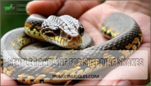 gentle handling for shedding snakes
