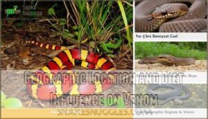 geographic location and diet influence on venom