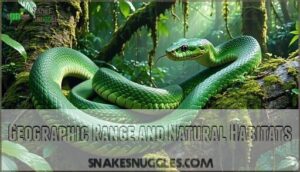 geographic range and natural habitats