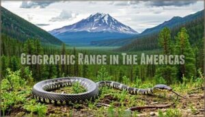 geographic range in the americas