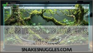 glass terrariums: pros, cons, and sizes