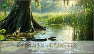 grasslands and wetlands