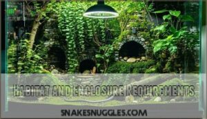 habitat and enclosure requirements