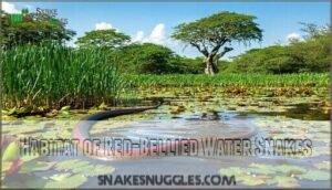 habitat of red-bellied water snakes