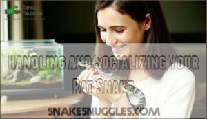 handling and socializing your rat snake