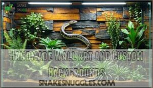 handmade wall art and custom backgrounds