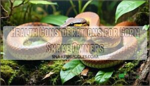 health considerations for corn snake owners