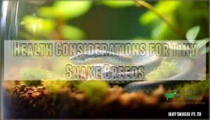 health considerations for tiny snake breeds