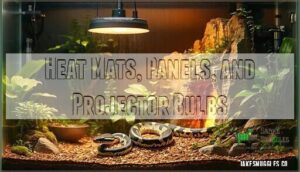 heat mats, panels, and projector bulbs