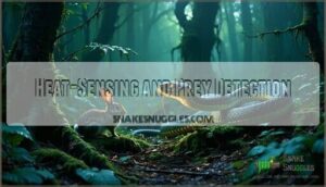 heat-sensing and prey detection