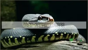 heat-sensing pores heat-sensing pores