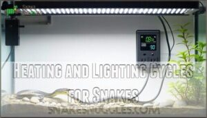 heating and lighting cycles for snakes