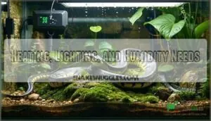 heating, lighting, and humidity needs heating, lighting, and humidity needs