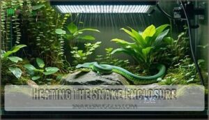 heating the snake enclosure
