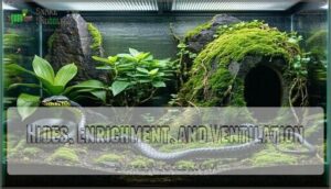 hides, enrichment, and ventilation