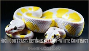 high contrast: retains yellow-white contrast