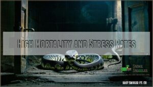 high mortality and stress rates