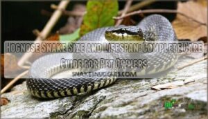 hognose snake size and lifespan