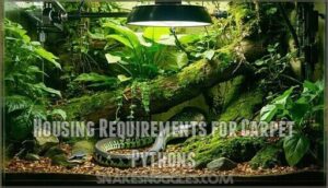 housing requirements for carpet pythons