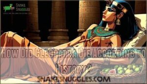 how did cleopatra die according to history