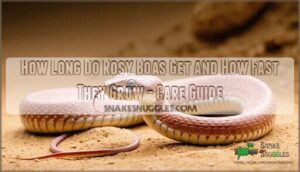 how long do rosy boas get and how long it takes to grow