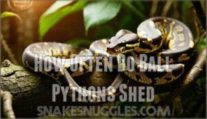 how often do ball pythons shed